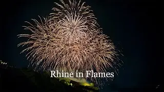 Rhine in Flames - music-synchronized brilliant firework display from the very first row