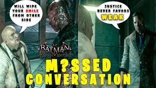 Penguin & Two-Face Alternative Dialogue