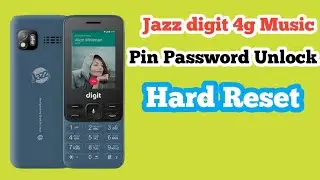 Jazz digit 4g music Mobile Hard Reset | pin password unlock