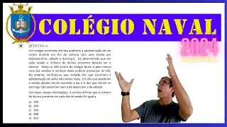 QUESTÃO 13 - COLÉGIO NAVAL 2024