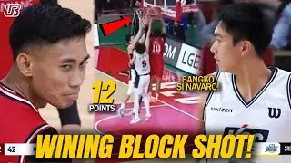 Napa-GALITAN ni Coach si Rhenz Abando, pero BUMAWI agad si Rhenz! Game Winning Block Shot pa sa dulo