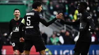 St Etienne - Paris SG 1 3 | All goals & highlights | 28.11.21 | France Ligue 1 | Match Review