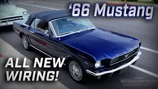 1966 Mustang Convertible Gets All New Wiring and Fitech EFI