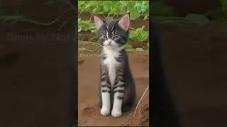 Adorable Kitten's Magical Gardening Journey Episode 2  #shorts