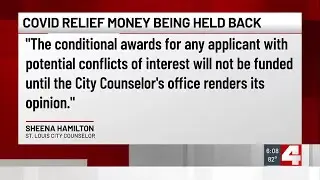 First Alert 4 Investigates: Some COVID relief funds in St. Louis City on hold, for now