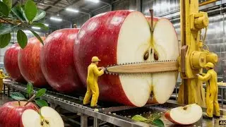 Apple Processing Factory | How Apples Are Processed in Modern Food Industry
