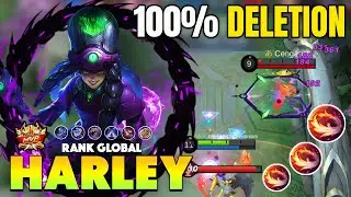 Harley best build and gameplay 2022 ~ Harley Top Global 2022 ~ Harley Mobile legends