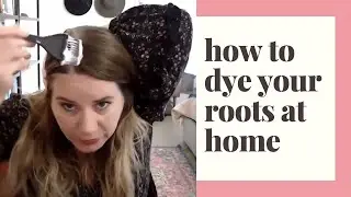 How to dye your own roots to cover gray at home
