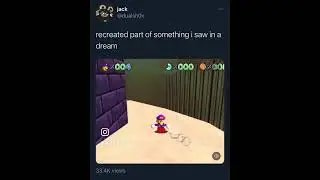 Recreation of dreams #mario #mariogame #supermario #nintendogame #supermariobros #sm64 #memes #slop
