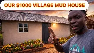 PLASTERWORK FOR OUR VILLAGE MUD HOUSE IS COMPLETE!|| Life in Rural Africa