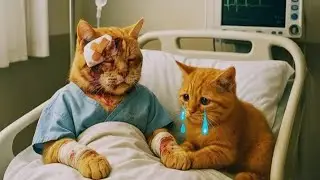 Hospitalized Mama Cat Gets a Surprise From Her Kitten That&rsquo;ll Make You Cry 💖🐾 #kitten