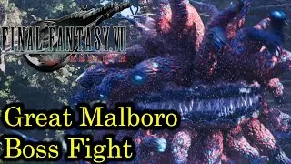 Final Fantasy VII Rebirth - Great Malboro Boss Fight