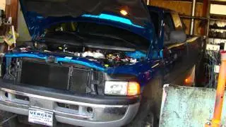 First dyno pulls on the smurf truck (STOCK)