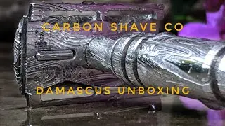 Damascus Razor from Carbon Shave Co