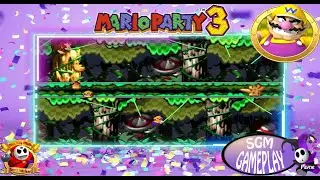 GIVE ME STRENGTH-WARIO VS DONKEY KONG FOR THE STRENGTH STAMP-MARIO PARTY 3