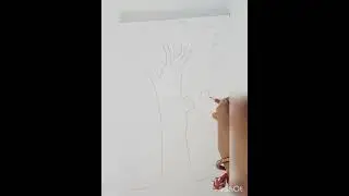 poster colour# tree# painting #