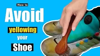 How to wash your shoes properly and remove yellowing with items you already own at home ! 🔥🔥