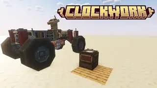 Working, simple, car drivetrain concept [Modded Minecraft]