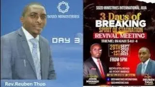 BREAKING THE SPIRIT OF STAGNATION (Day 3) - Rev. Reuben Thuo