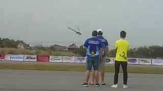 Kyle Dahl flying Logo 700 at Thailand Heli Blowout 2019