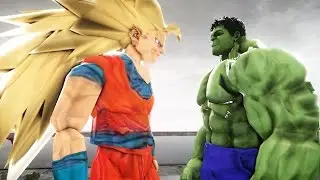 Son Goku VS The Incredible Hulk  - EPIC BATTLE