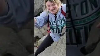 The most technical scramble on Mount Monadnock white dot trail @nhstateparks