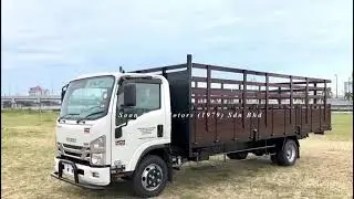 isuzu npr81 uhl (21ft) kargo + lantai chaque