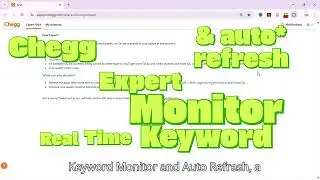 Free Chegg Extension | Auto Refresh | Question Alert