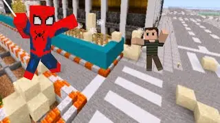 (Homem aranha Minecraft) #Ep 3 lutei contra o homem areia