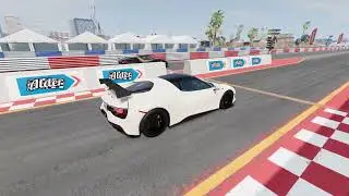 [BeamNG.drive] [DRAG RACE] Civetta Scintilla AWD V10 vs DRAG V8