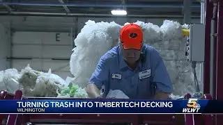 Turning trash into backyard decking, a rare look inside a unique recycling center