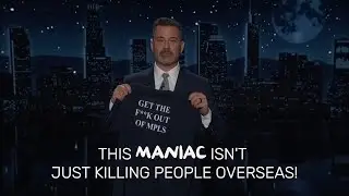 That Is the Shirt I Wanna See!&rdquo; &mdash; Kimmel Reacts to Minneapolis Mayor&rsquo;s Message After ICE Shooting 😳🔥