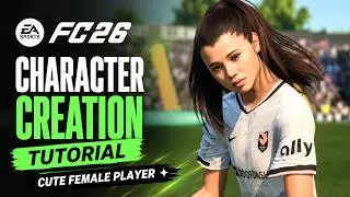 FC 26 character creation tutorial cute female player