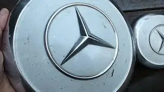4 x Radkappe Mercedes SL190 SL300 weiss