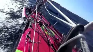 Day 3 : Kito de Pavant's Groupe Bel hit a fishing boat - Vend&eacute;e Globe 2012 2013