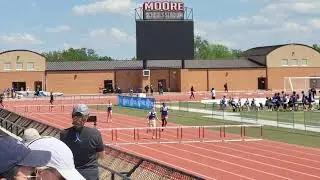 300m Hurdles 7th Grade Girls HEATS @Moore