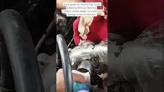 Toyota Vigo Turbo Cleaning Without Opening | Fix Smoke & Fuel Average in 1 Minute #2005to2025,