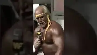 Hulk Hogan Mic skills 🔥 24 inch pythons #wwe #wrestling #shortsvideo #shorts