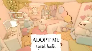 Быстрое строительство спальни в стиле Миффи 🐰 Roblox Adopt Me!