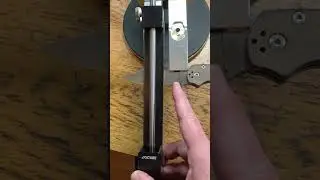 Proper clamp position for a Spyderco in a guided sharpener