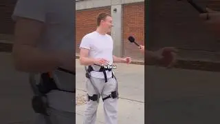 College Student tries ROBOT LEGS