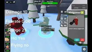 Minigunner Showcase   (Really good tower for its price!)