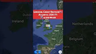 London, Great Britain 🇬🇧 to Atlanta, USA 🇺🇸 Flight Route ✈️ Timlines DL33