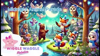 Midnight Animal Parade | Wiggle Waggle Melodies @KidsClub-1195