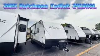 Quick Walking Tour of a 2025 Dutchmen Kodiak 241BHSL BUNKROOM TRAVEL TRAILER at Veurinks RV Center.