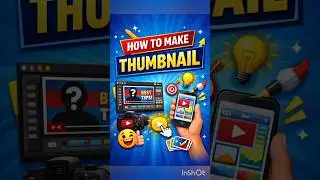 1 Minute Me Thumbnail Kaise Banaye!!how to make thumbnail in 1 minute #thumbnail #chatgpt #shorts
