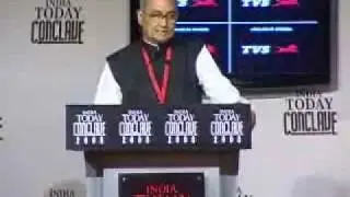Farooq Abdullah speech at India Today Conclave 2008
