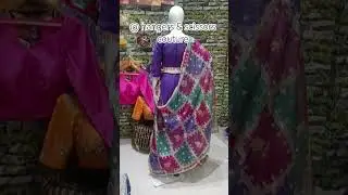 new pattern chaniya choli#lehanga#blousedesign#modi#budget#ugc#goldsilver#gujarati#wedding#border2