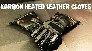 Karbon Heated Leather Gloves