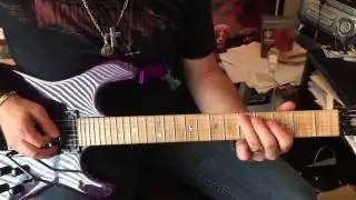 Eddie Bush Guitar Instructional: Funky Blues Lick  #1